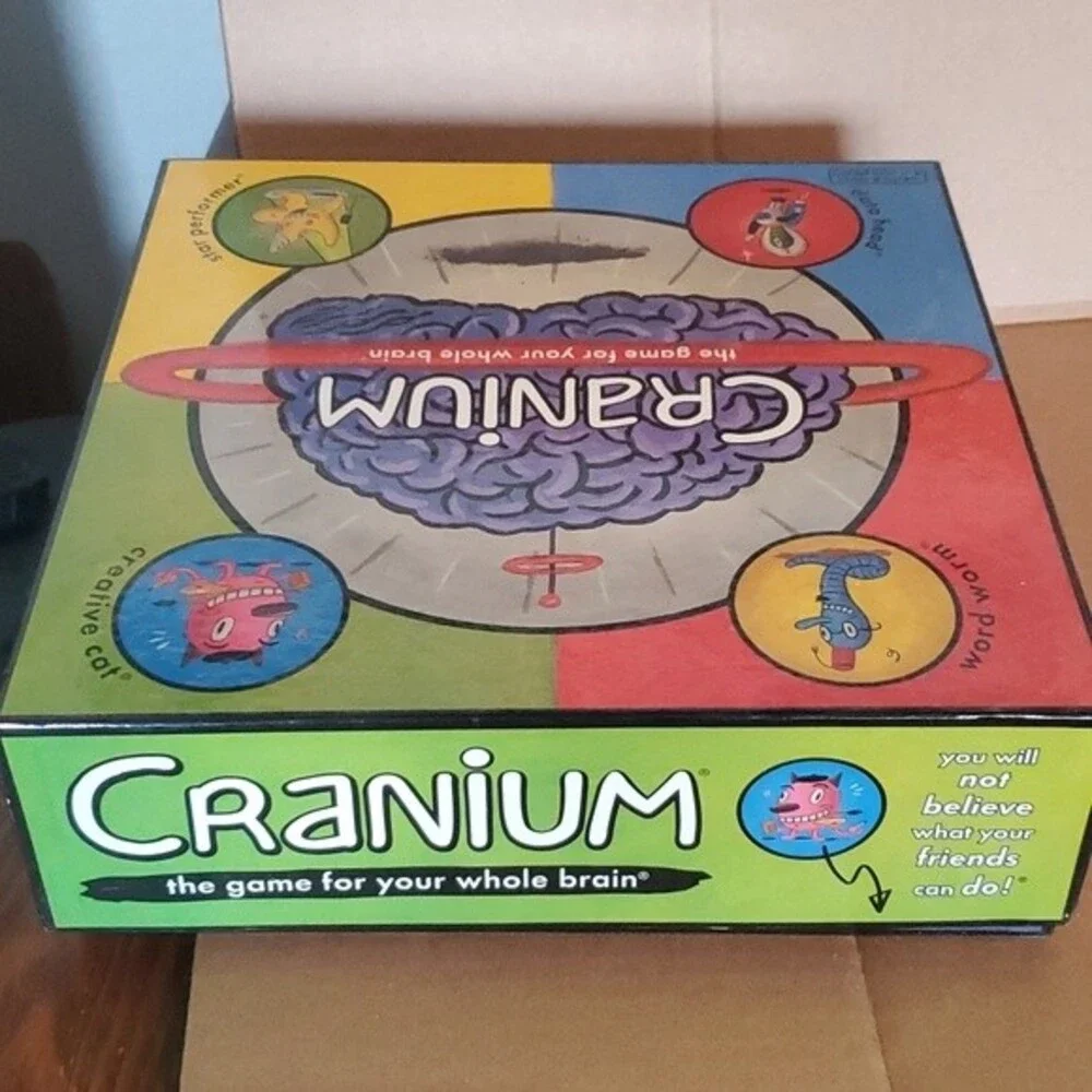 Cranium Board Game • VG/EUC • Missing Die & Dough • 2002 Edition
